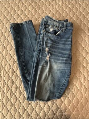 NOVA MEN Fashion Nova Distressed Ripped Blue Denim Jeans Men's Size 32